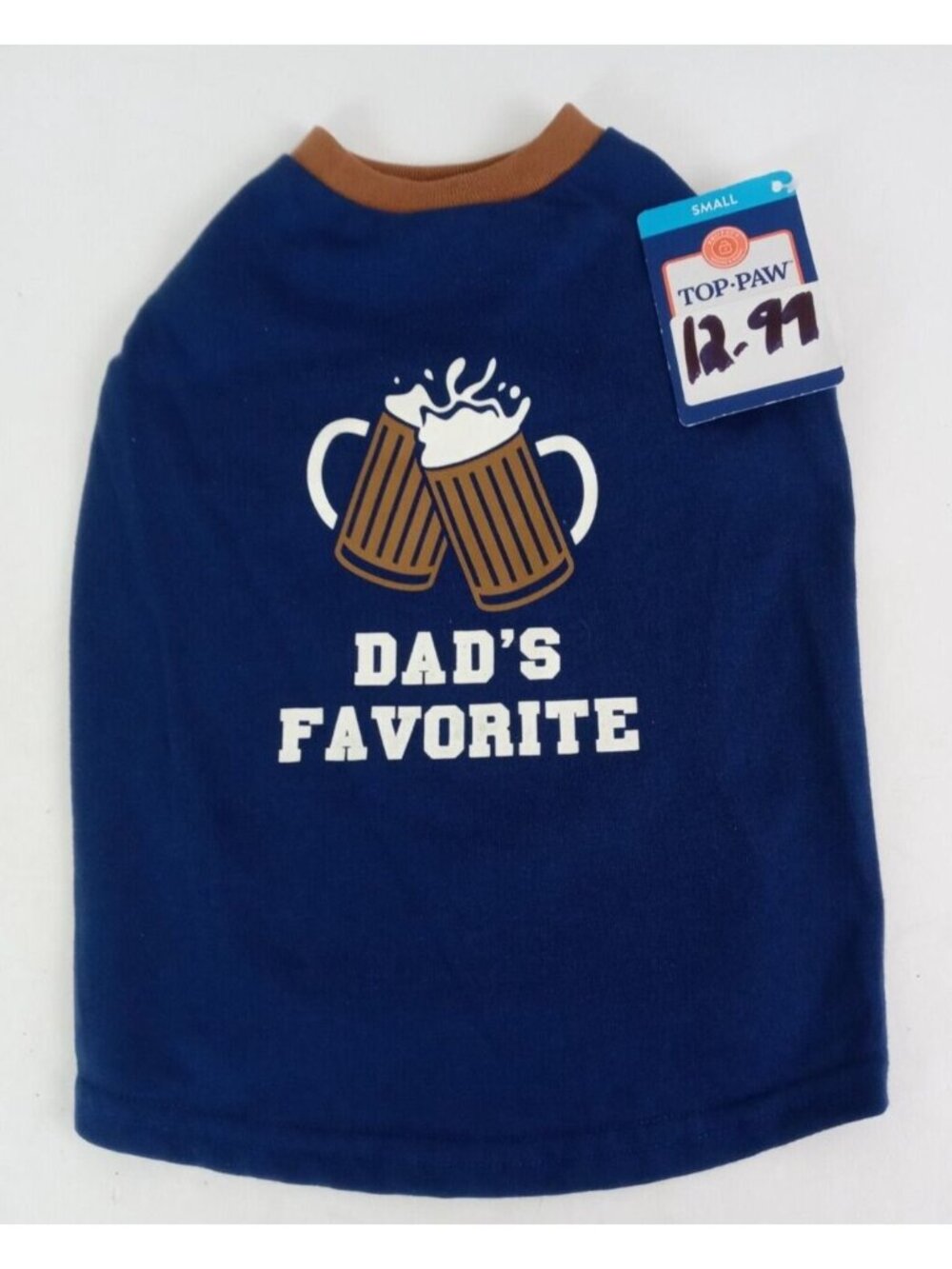 NWT Top-Paw Dad's Favorite Dog Shirt Small